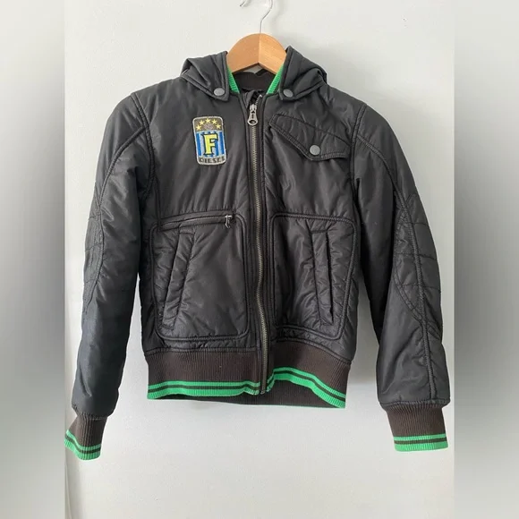 Diesel Removable Hood Jacket - Picture 1 of 8